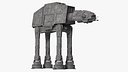 Star Wars AT AT Dark Rigged