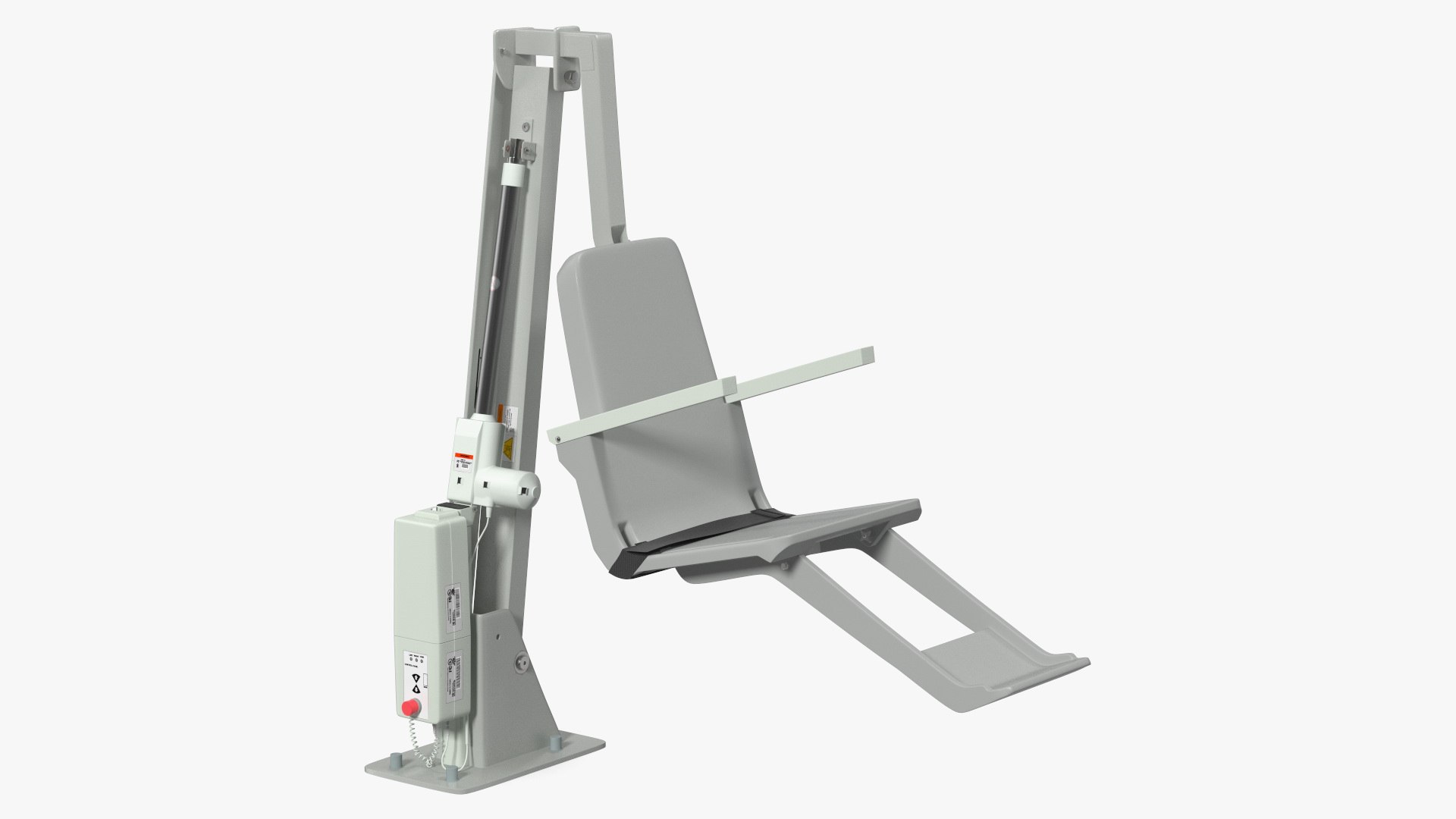 Pool Lift Rigged for Maya 3D model preview