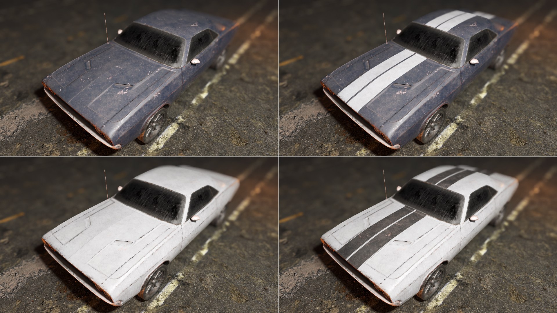 Dodge Challenger 1970 3D Model - TurboSquid 1644658