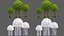 Dessin animé d'arbres V28