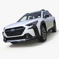 White Subaru Outback 2025 Simplified
