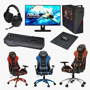 Gaming Computer and Chair Collection