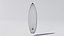 Shortboard Surfboard 3D model with 6 Custom Designs Included 3D model