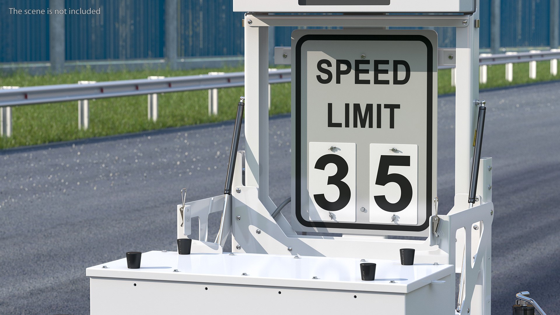 Decatur Speed Radar Trailer 3D Model - TurboSquid 1632463