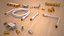 Cabo coaxial e extensor banhado a ouro