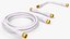 Cabo coaxial e extensor banhado a ouro