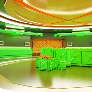 Sci-fi Corridor 03 HI-RES 3D model