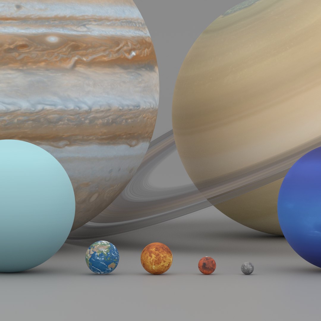 Planets scale 3D model - TurboSquid 1711729