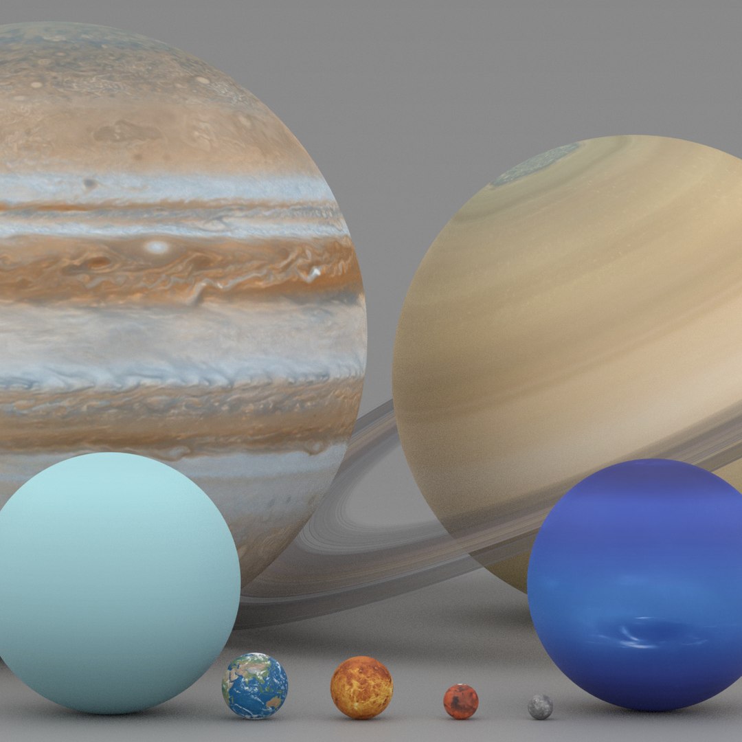 Planets scale 3D model - TurboSquid 1711729
