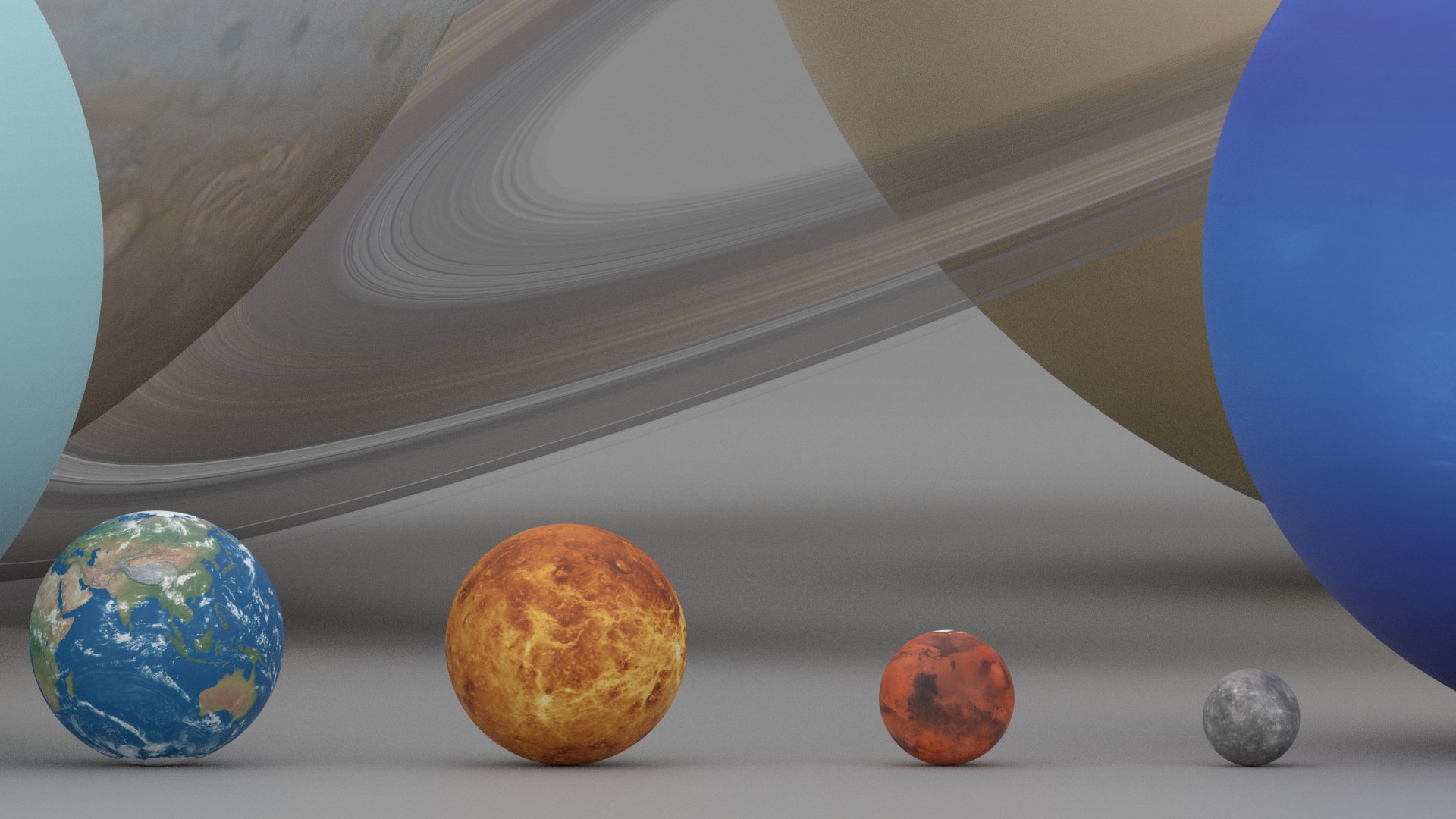 Planets Scale 3D Model - TurboSquid 1711729