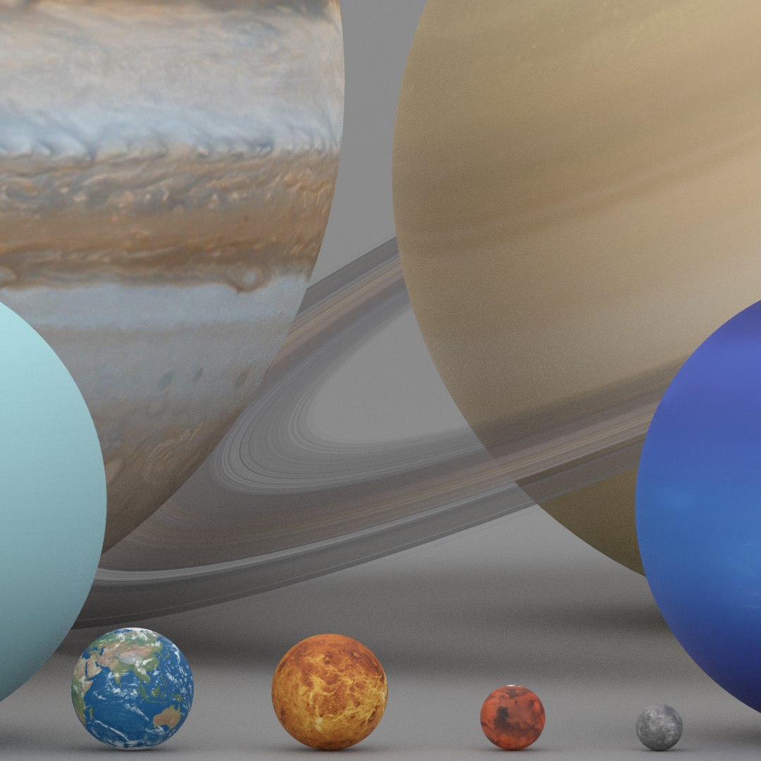 Planets Scale 3D Model - TurboSquid 1711729