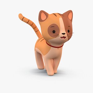 Cartoon Cat 3D Models for Download | TurboSquid
