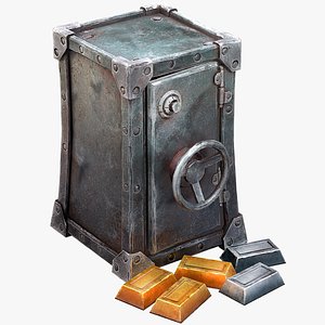 Big Safe Gold Silver Bar Ingot Furniture Bank