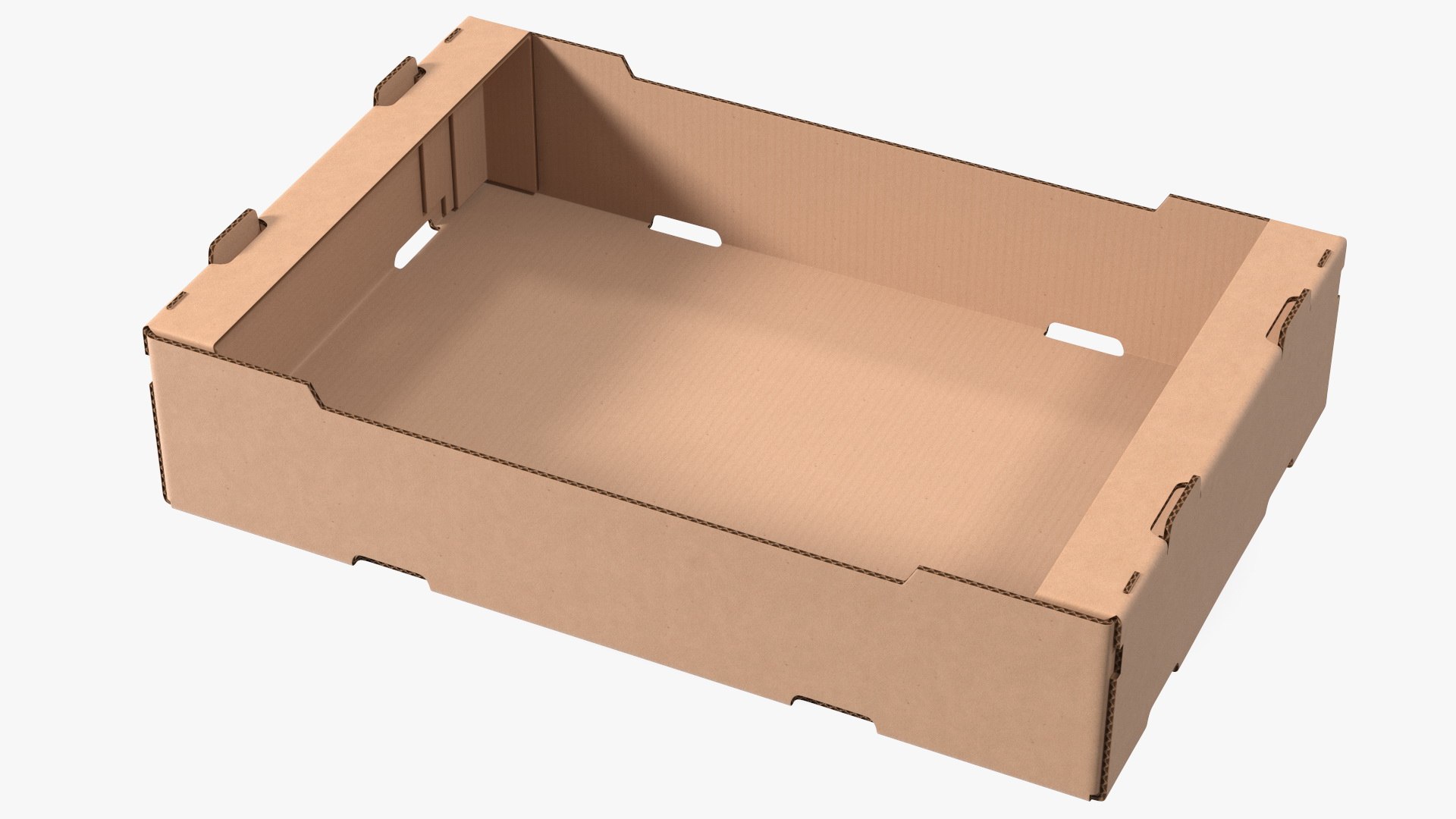 3D Stackable Corrugated Cardboard Fruit Tray TurboSquid 1787968