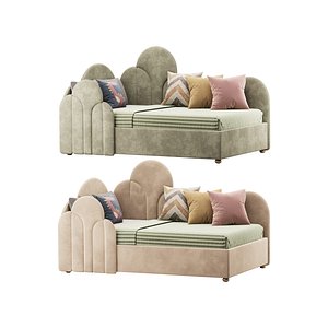 Kids Bed ARIA 03 3D