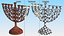 Collection de chandeliers de Hanoucca