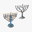 Collection de chandeliers de Hanoucca