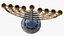 Collection de chandeliers de Hanoucca