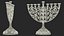 Collection de chandeliers de Hanoucca
