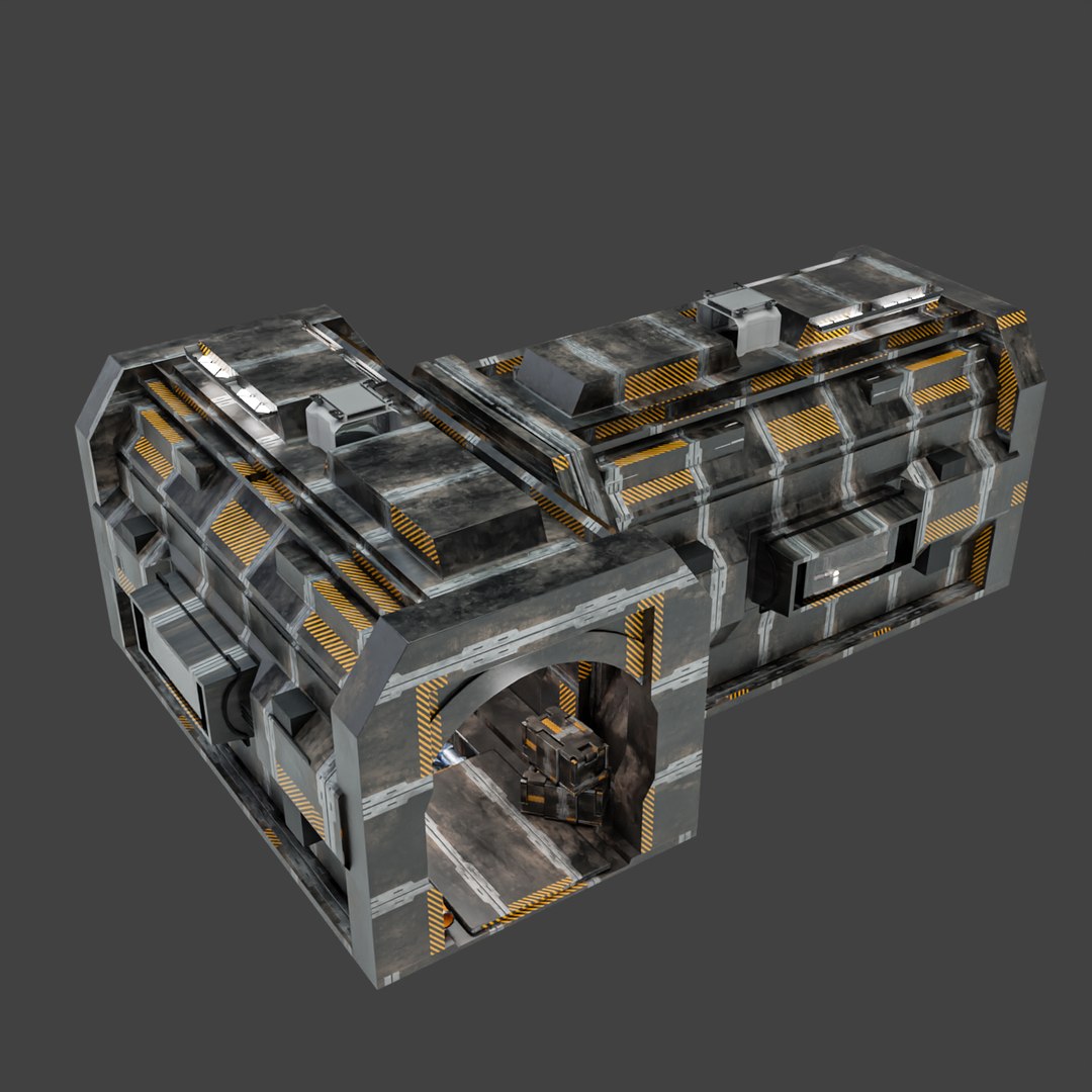 3D Sci Fi Corridor V Model - TurboSquid 2006416