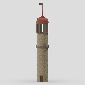 3D Medieval Castle Module 08 Low Poly PBR Realistic model