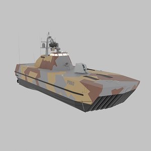 3D model Skjold Class Corvette
