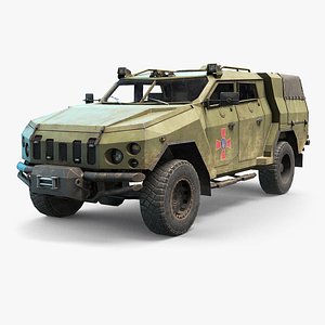 3D Novator Ukrainian Armored Vehicle model