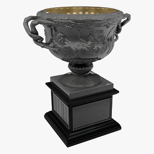 3D Australian Open 2022 Men Singles Trophy low poly L1605 model