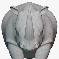 Rhinoceros Base Mesh