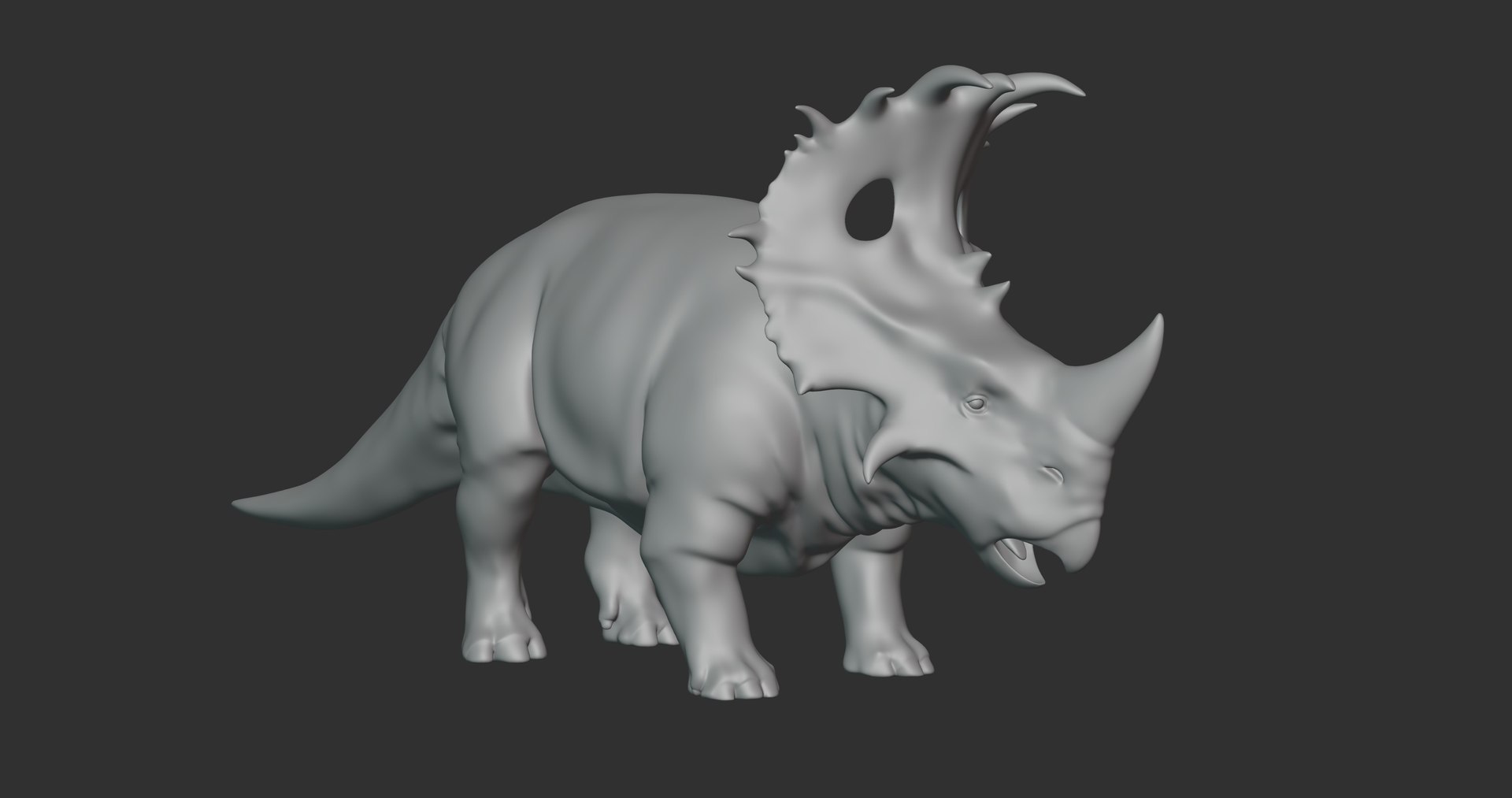 Sinoceratops Basemesh Low Poly 3D model - TurboSquid 1995207
