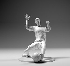 Footballer 02 Sledge Strike 02 Stl