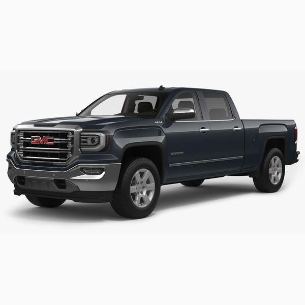 modèle 3D de GMC Sierra 1500 à cabine multiplace 2018 - TurboSquid