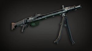 3D pbr mg42 model