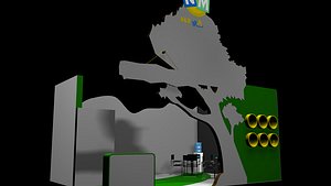 One side open stand 3D