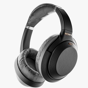Headphones Sony Wireless 3D model model