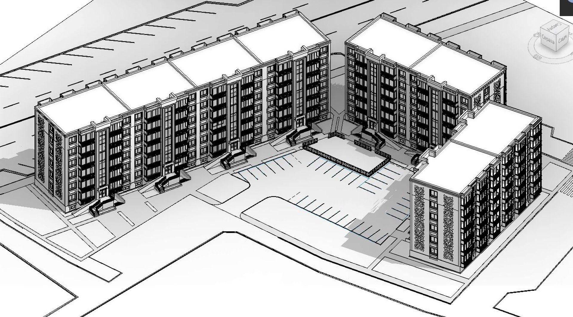 5 Story Building 3D Model - TurboSquid 1476260