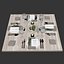 3D model table setting 16