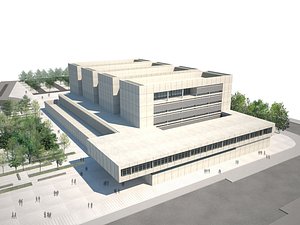 modern building 3ds