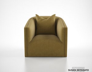Sloan Misayato Crescent Lounge Chair