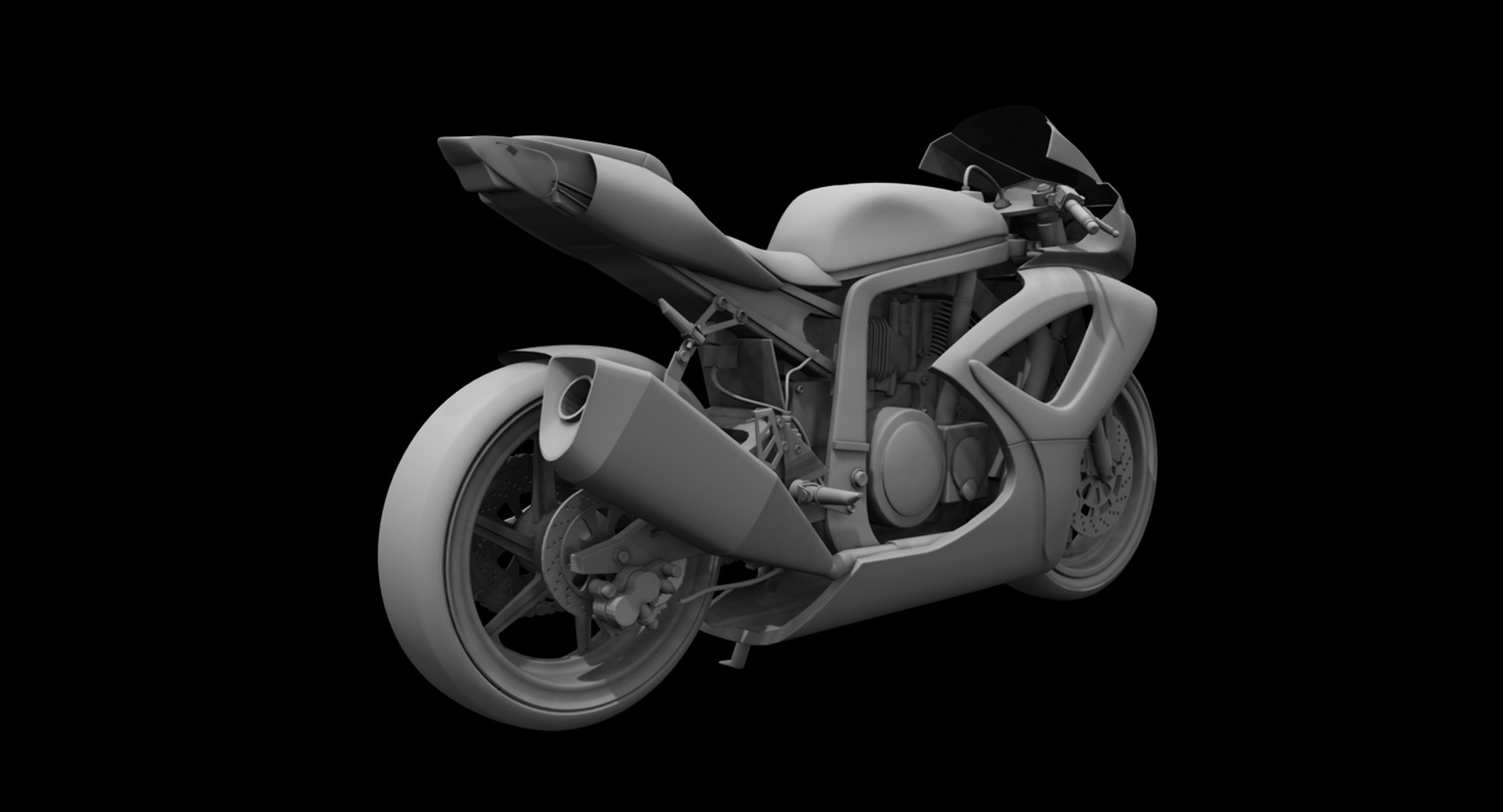 3D Race Motorbike Model - TurboSquid 1540802
