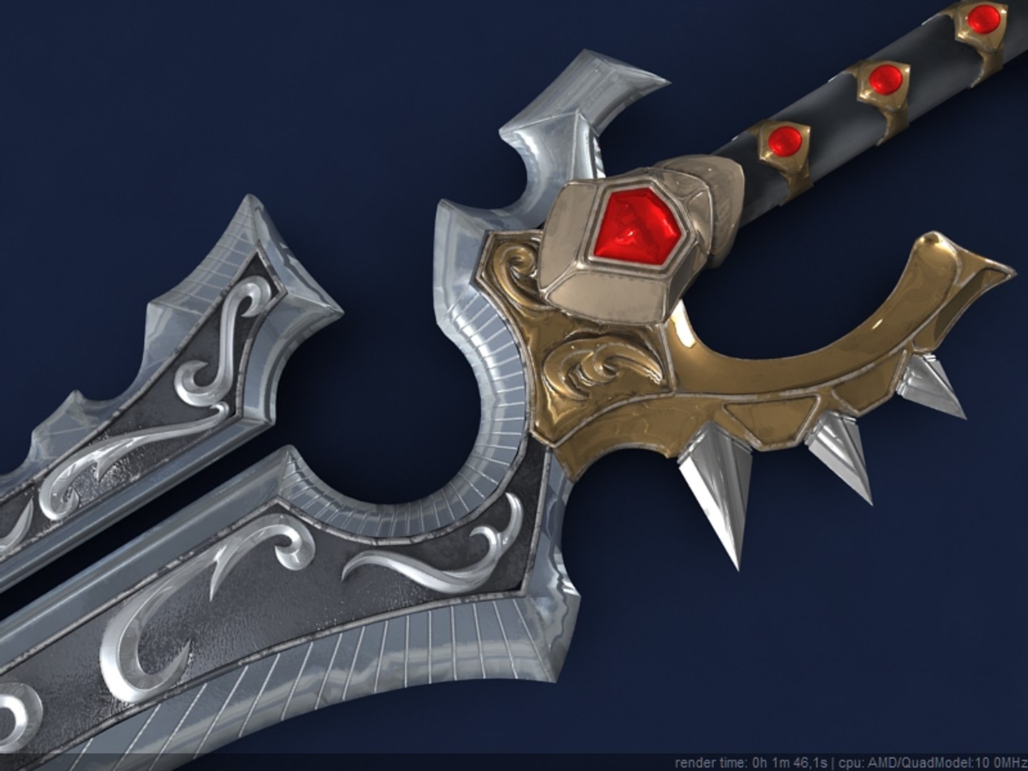 Sword Shalamayne 3D Model - TurboSquid 1238033