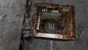 Post-Apocalyptic Bunker Interior - Modular 3D Asset model