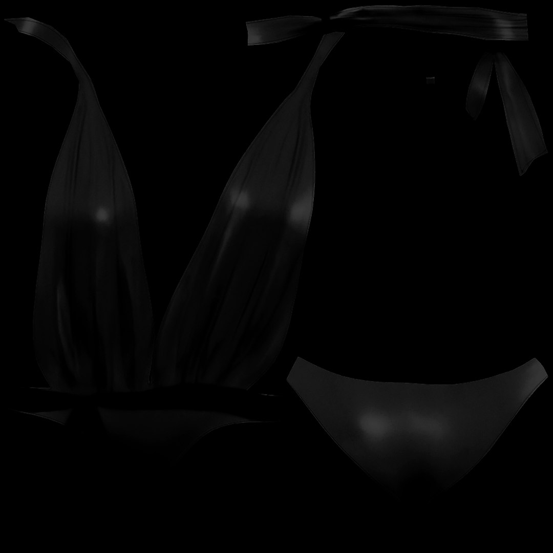 Halter Swimsuit 3D Model - TurboSquid 1899901