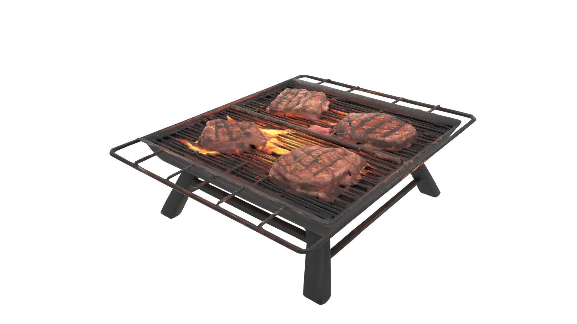 Barbeque 3D Model - TurboSquid 2353020