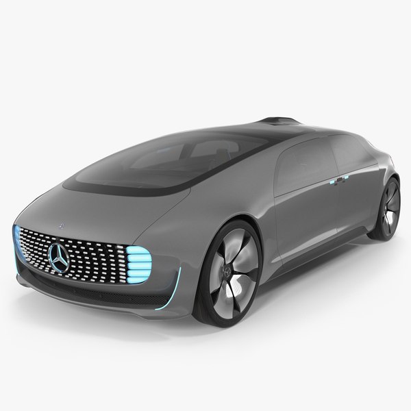 3D autonomous concept car mercedes benz