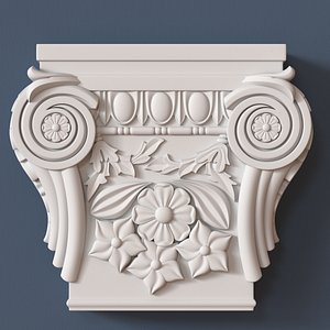 3d model pilaster capital