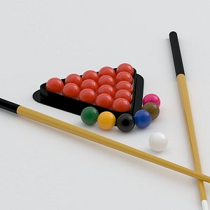 Standard Snooker Ball set model