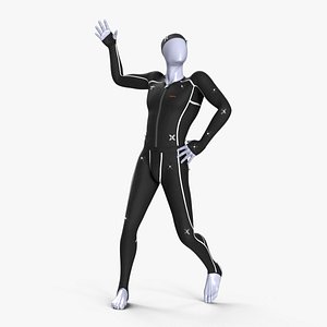 OptiTrack Motion Capture Suit Rigged for Maya