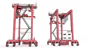 rubber tyred gantry 3D