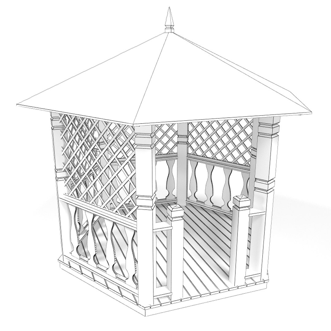 3d model gazebo